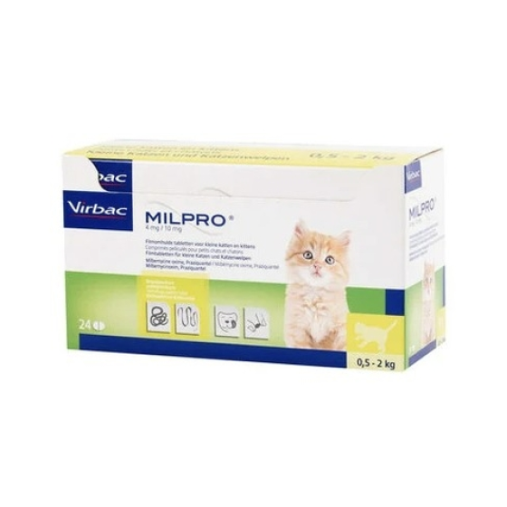 THUỐC SỔ GIUN VIRBAC MILPRO® FOR CATS CHO MÈO