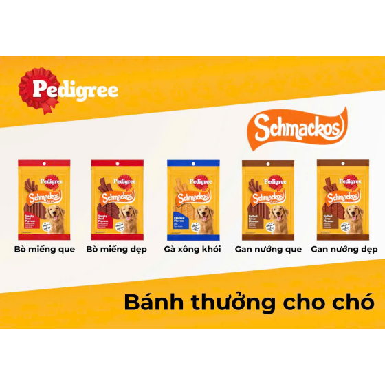 Bánh Thưởng Cho Chó Pedigree Schmackos 70g