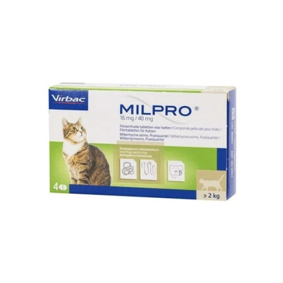 THUỐC SỔ GIUN VIRBAC MILPRO® FOR CATS CHO MÈO
