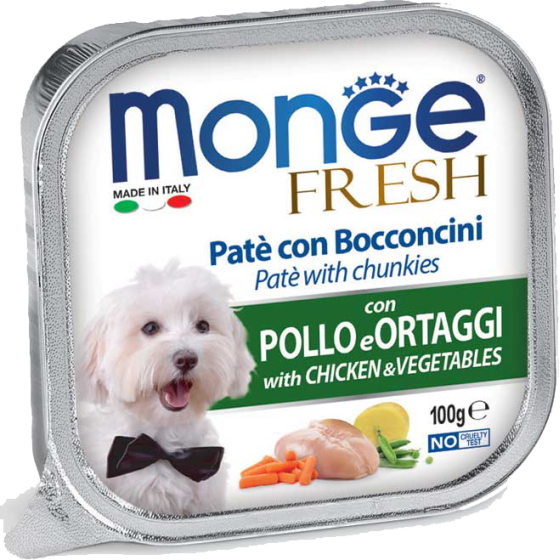 Pate cho chó MONGE 100gr