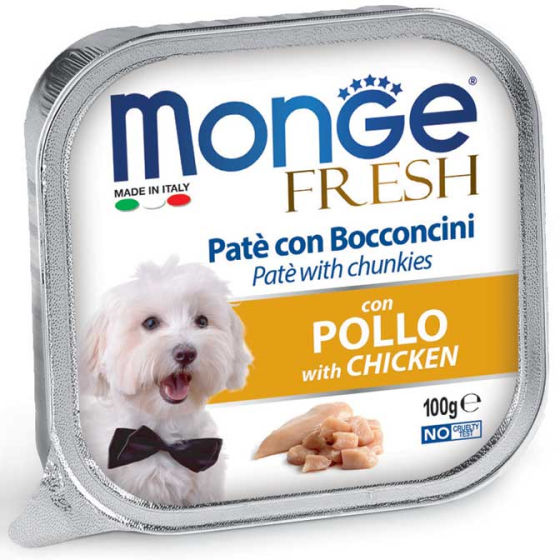 Pate cho chó MONGE 100gr