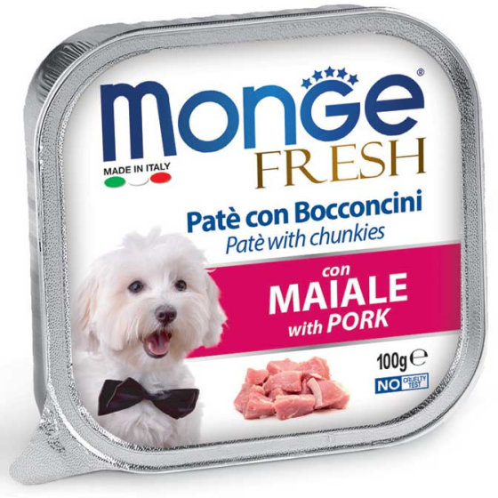 Pate cho chó MONGE 100gr