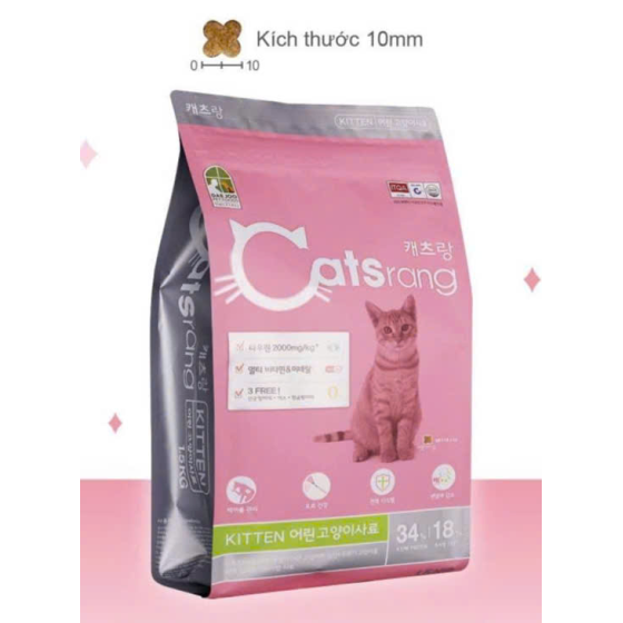 Catsrang - Thức ăn hạt cho mèo nhỏ 1.5kg