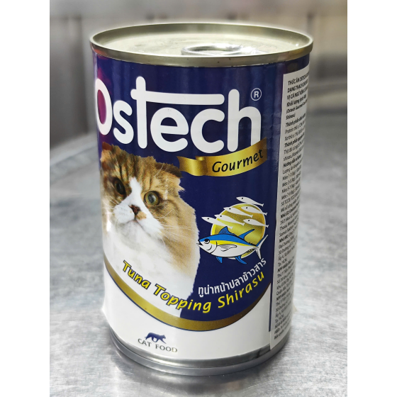 Pate Ostech Gourmet cho mèo dạng lon 400g