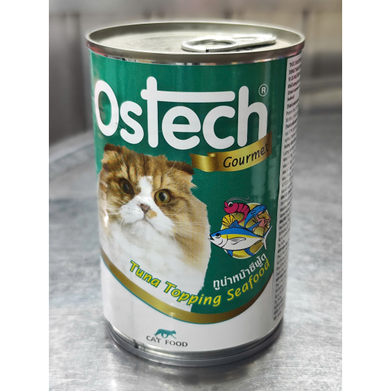 Pate Ostech Gourmet cho mèo dạng lon 400g