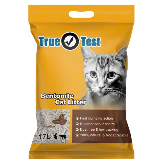 Cát vệ sinh cho mèo TRUE TEST Bentonite Cat Litter Túi 8.5L 17L