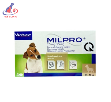 THUỐC SỔ GIUN VIRBAC MILPRO® FOR DOGS CHO CHÓ