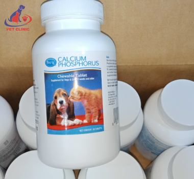 Calcium Phosphorus cho chó mèo