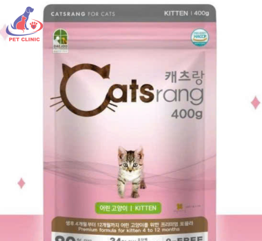 Catsrang - Thức ăn hạt cho mèo nhỏ 400g