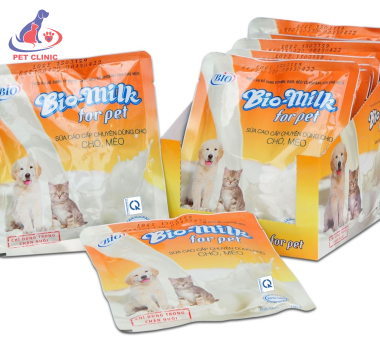 SỮA BIO MILK CHO CHÓ MÈO gói 100g