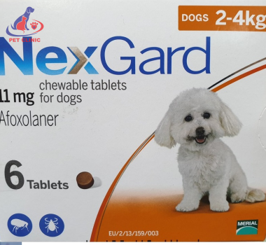 NEXGARD THUỐC TRỊ GHẺ, VIÊM DA, VE CHÓ CỦA MERIAL – PHÁP