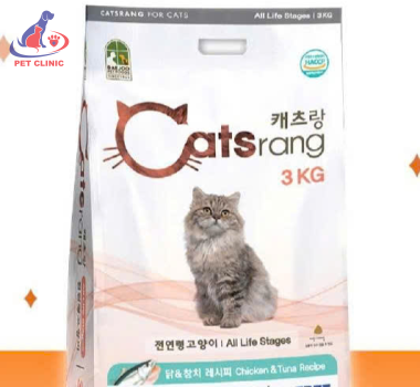 Catsrang - Thức ăn hạt cho mèo mọi lứa tuổi 3kg