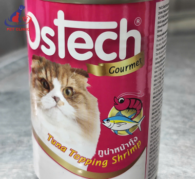 Pate Ostech Gourmet cho mèo dạng lon 400g